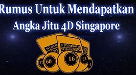 Cara Rumus 4D Singapore